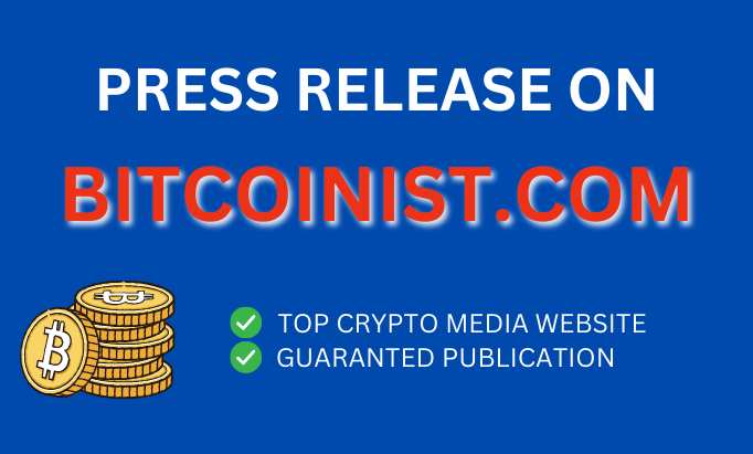 Publish Press Release or Article in Bitcoinist.com, Google News Approved, DA 80