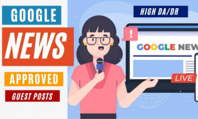 I will do google news guest posting on news approved websites, Technewsvision.com.